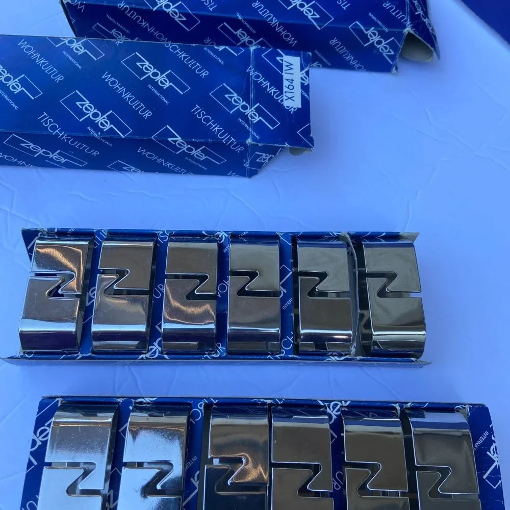 ORIGINAL ZEPTER 12PCS NAPKING RING SET BOX